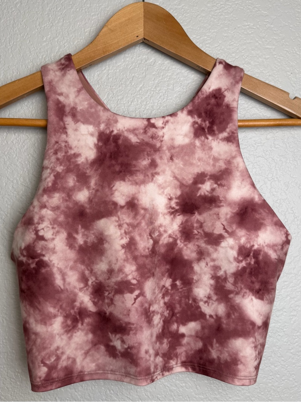 Athleta Rose Cloud Tie-Dye Cropped Tank